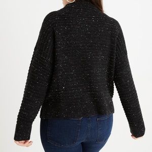 Madewell black flecked Donegal sweater